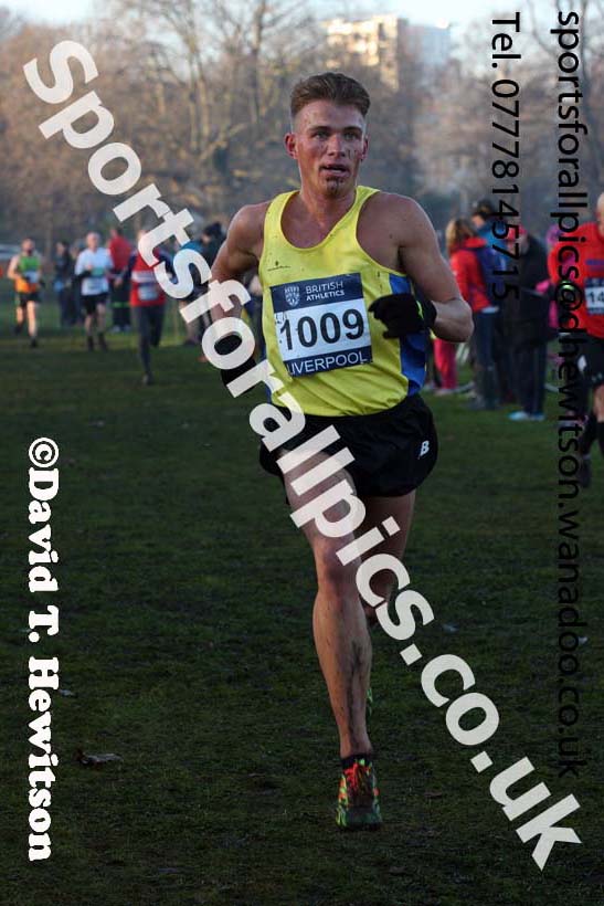 Senior and under-23 men, European Cross Country Trials, Sefton Park, Liverpool. Photo: David T. Hewitson/Sports for All Pics